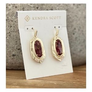 Kendra Scott • “Anna” Drop Earrings • Vintage Gold